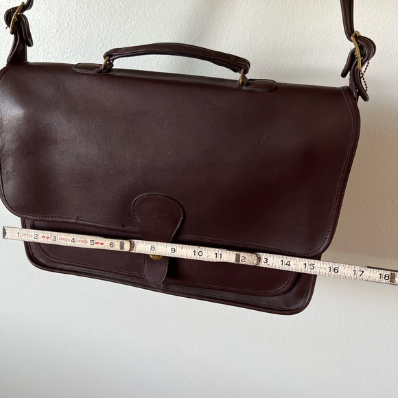 Vintage Coach Crossbody Messenger Laptop Metropolitan Briefcase 5180 EVC - Picture 15 of 16